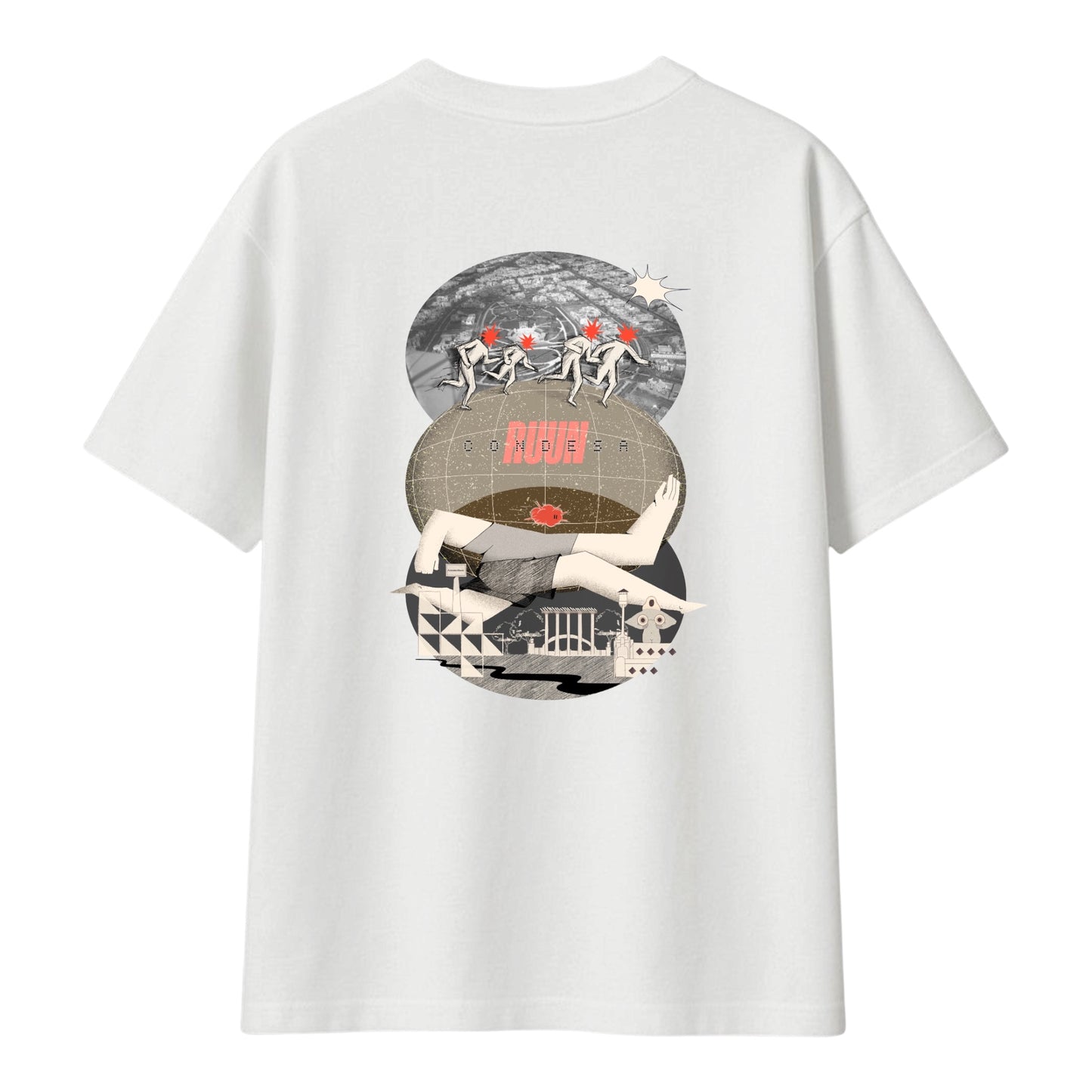 Playera para correr Semi Oversize - Runn CDMX 