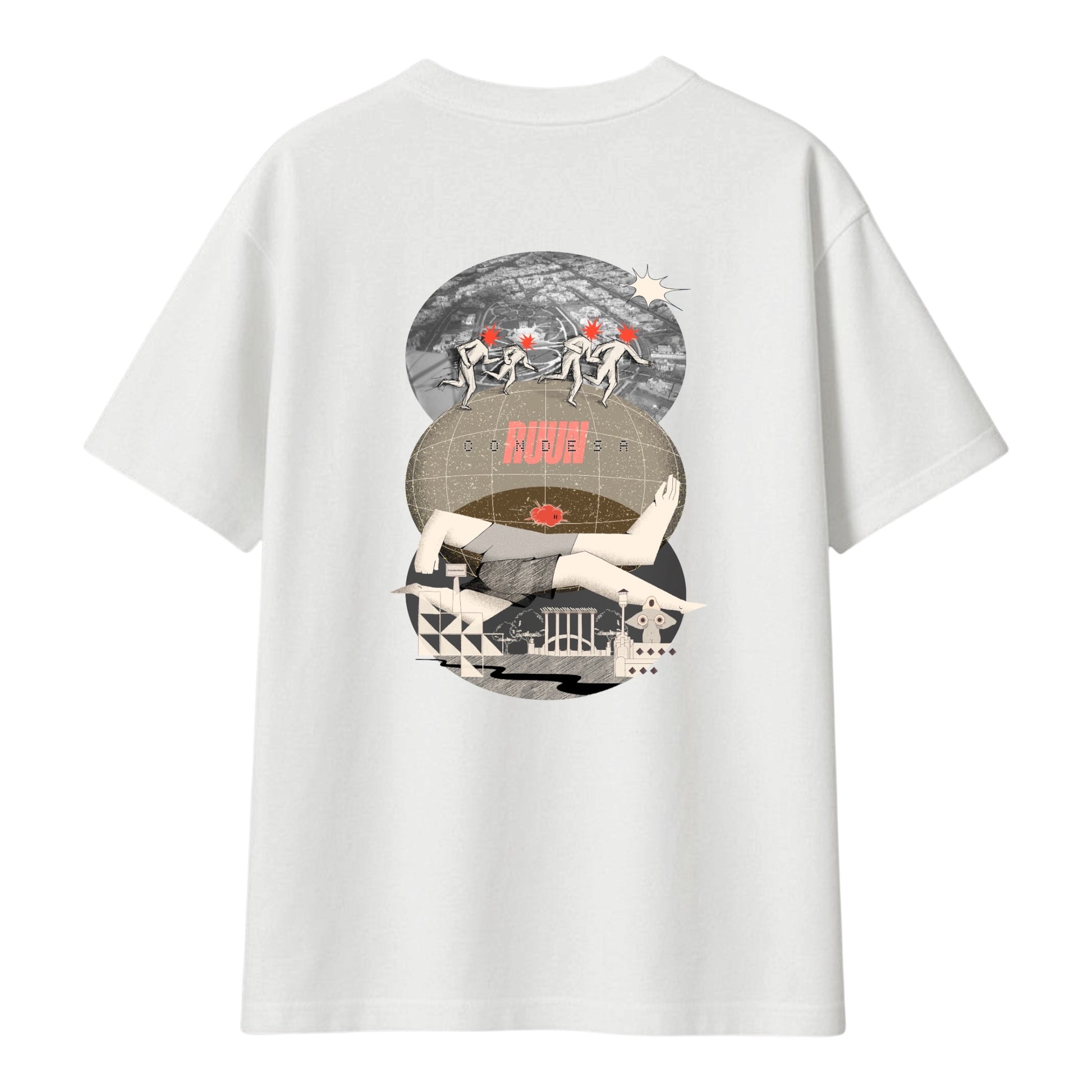 Playera para correr Semi Oversize - Runn CDMX 